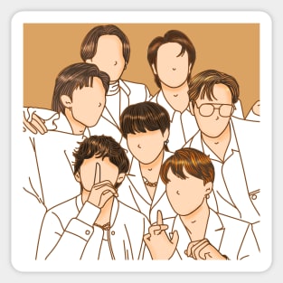 BTS Bangtan Boys Sticker